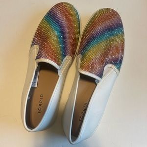 Torrid Size 11 Rainbow Shoes